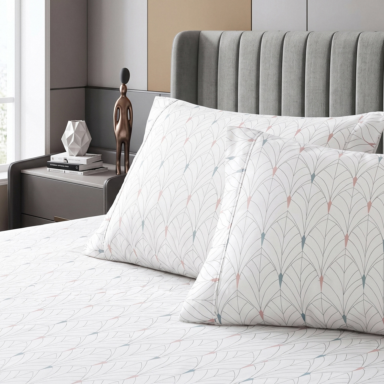 200TC Tencel Pritned Bedding