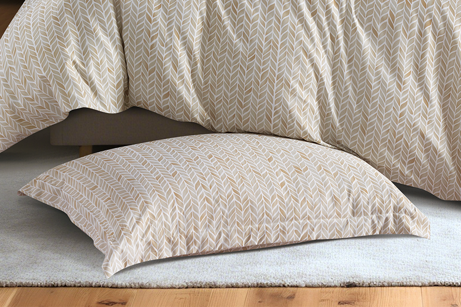 300TC Bamboo-Poly Sateen Printed Bedding Set