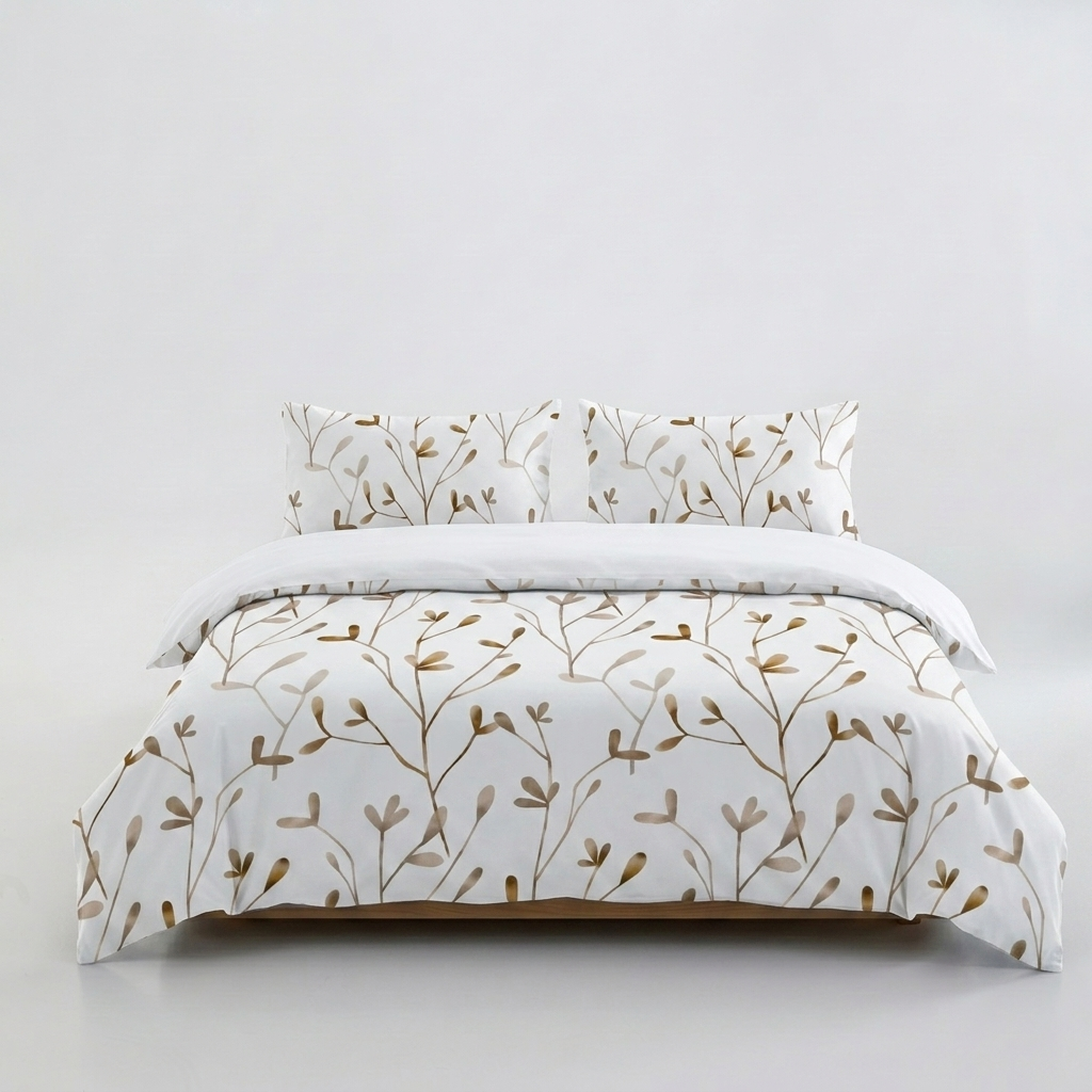 300TC Micro Tencel Sateen Printed Bedding Set 