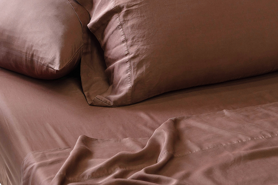 Washed Tencel Sateen Bed Sheet Set