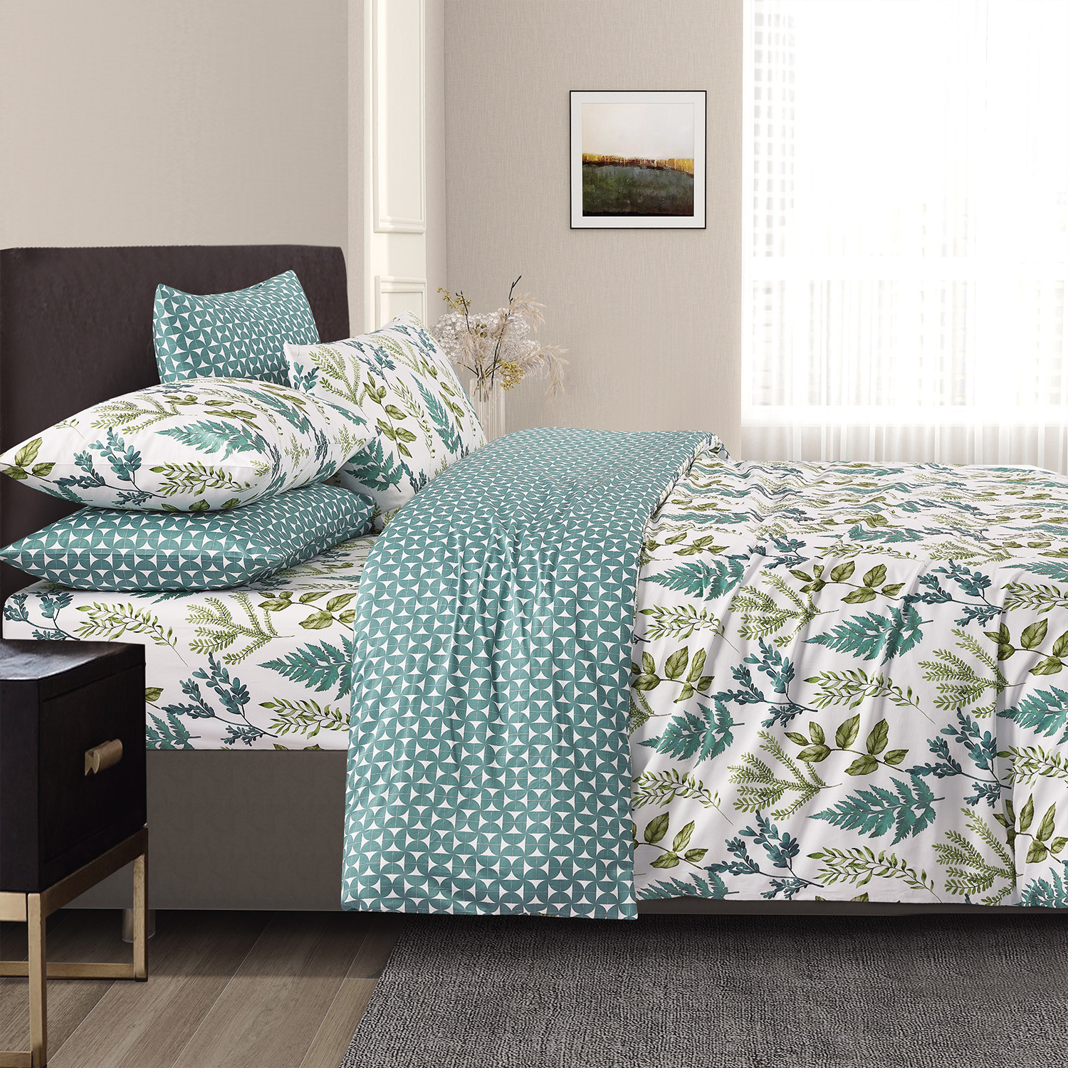 330TC combed cotton bedding set