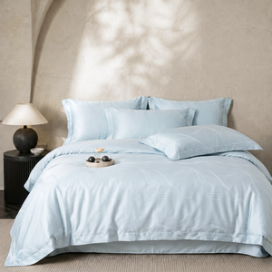 Rayon Silk Modal Jacquard Duvet Cover Set