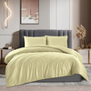 Soft Breathable 400TC Bamboo-Poly Sateen Printed Bedding Set China Factory Supplier