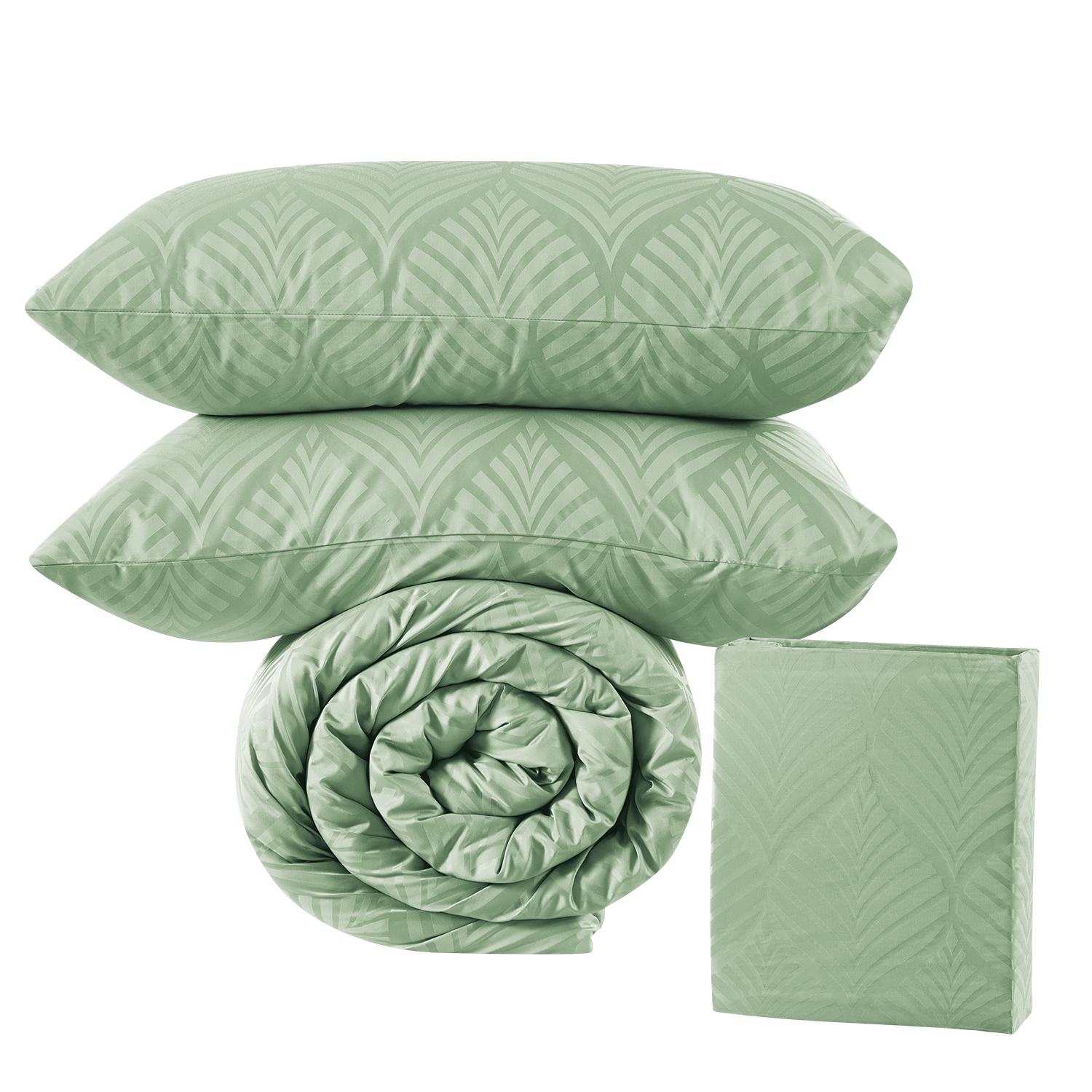 Heat Dissipating Polyester Cotton Interwoven 5 in 1 bedding Thailand